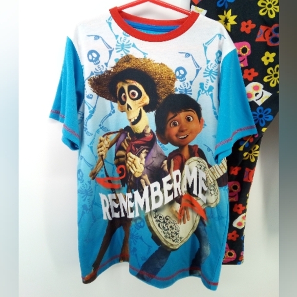 Disney Pixar Coco Remember Me Boys Pajama Snug Set 12 Cartoon Animation Movie - Picture 4 of 10
